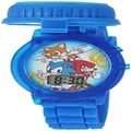 Accutime Sonic The Hedgehog Kids' SNC4020 Digital Display Quartz Blue Watch, Blue, Modern
