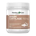 Healthy Care Shark Cartilage 750mg - 200 Tablets | Supports joint and immune system health