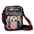 Buckle Down Women's Canvas Cross Body Bag, DC Comics - Harley Quinn, Mad Love
