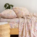 Bambury Millie Flannelette Sheet Set, King Single Bed Size
