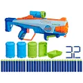 NERF Elite Junior Rookie Pack, Easy Play Toy Foam Blaster, 32 Elite Darts, 4 Targets, Blasters for Kids Outdoor Games, Ages 6 & Up (Amazon Exclusive)