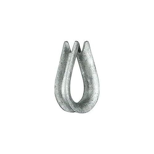 Romak 867050 Wire Rope Thimble, Galvanised, 4 mm Size