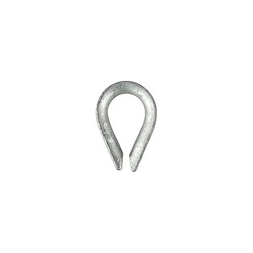 Romak 86705 Wire Rope Thimble, Galvanised, 4 mm Size