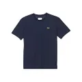 Lacoste Men's Basic Crew Neck Sport T-Shirt, Navy, Medium