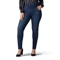 Lee Women's Skinny Slim Fit Plus Size Jeans, Country Slide, 12 Plus