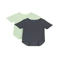Bonds Baby Wondercool Eyelet Short Sleeve Bodysuit - 2 Pack, Pack 16 (2 Pack), 0000 (Newborn)