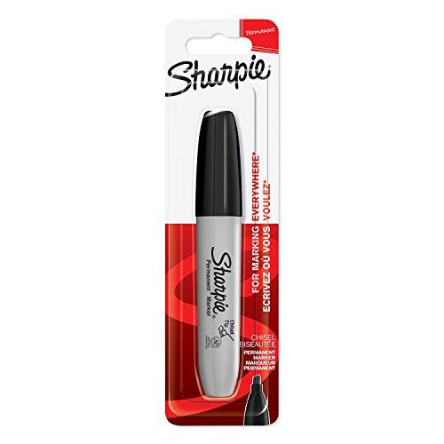 Sharpie Permanent Marker | Chisel Tip | Black | 1 Count