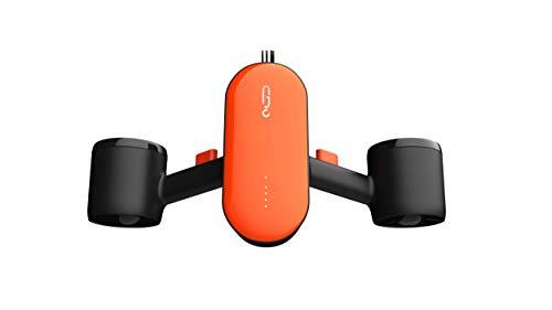 G GENEINNO Underwater Scooter Dual Propellers with Compatible with Versatile Action Cameras, Orange (S2 with APP)
