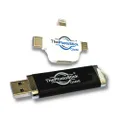ThePhotoStick Omni 128GB - Easy, Photo and Video Backup for All of Your Devices