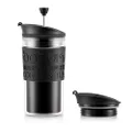 Bodum Coffee Maker Travel Mug with Extra Lid, 350ml, Black, K11102-01