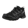 Salomon Women's XA PRO 3D Trail Running and Hiking Shoe, Black/Magnet/Fair Aqua, 8.5 US