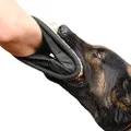 Dingo Gear Gizmo Bite Wedge for Dog Training Universal Bite Tug 3 Handles Natural, Jute S00516