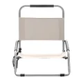 Havana Outdoors Beach Chair Camping Hiking Garden Seat Folding Portable Lightweight Sturdy Picnic (2 Pcs, Natural)