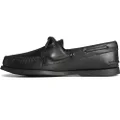 Sperry Top-Sider Men's Authentic Original Boat Shoe,Black Leather,9 M US