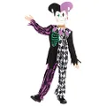 amscan Boy's Jester Halloween Costume, Size 8-10 Years