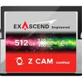 Z-CAM Exascend 512 GB CFast 2.0 Memory Card