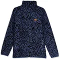 Rip Curl Re-Issue Printed Polar Fleece Jacket, Navy, Small