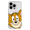 ERT Group Mobile Phone Case for Apple iPhone 14 PRO Original and Officially Licensed Tom and Jerry Pattern Jerry 001 Optimally Fitted to The Shape of The Mobile Phone, Partially Transparent