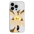 ERT Group Mobile Phone Case for Apple iPhone 14 PRO Original and Officially Licensed Looney Tunes Pattern Coyote 001 Optimally Fits The Shape of The Mobile Phone, Partially Transparent