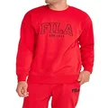 Fila Unisex Classic Sweatshirt, Red, XX-Small US