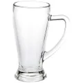 Bormioli Rocco Bavaria Beer Glass with Handle 6-Pieces Set, 380 ml Capacity