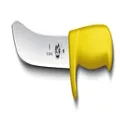 Victorinox Fibrox Safety Nose Heavy Stiff Blade Butchers Knife, Yellow, 5.7608.18L