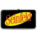 Buckle-Down Hinge Wallet, Seinfeld Spotlight Logo Black/Yellow/Red