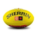 Sherrin AFLW Replica All Surface Football, Yellow, Size 4