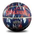 Spalding NBL Team Adelaide 36ERS Marble Basketball, Size 6