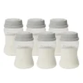 New beginnings Ultra-Lightweight & Heat-Resistant Milk Storage Bottles, 180ml Capacity, 6-Pack