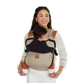 Lillebaby Elevate Baby Carrier (Sand) - Ergonomic, Lightweight and Breathable/Multiposition, Hands Free Baby Carrier, Two-Way Adjustable Straps, Adjustable Head Support, for Newborns and Toddlers