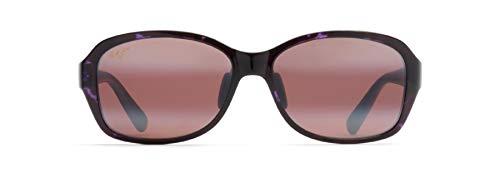 Maui Jim Women's Koki Beach Polarised Sunglasses, Purple Tortoise/Maui Rose, 56. mm