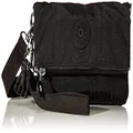 Kipling Lynne Crossbody Bag, Black Noir, 8"L x 4.75"H x1"D, Lynne Crossbody Bag