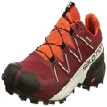 Salomon Men's Speedcross 5 GTX trail running and hiking shoe, Monument/Black/Saffron, 7.5 US