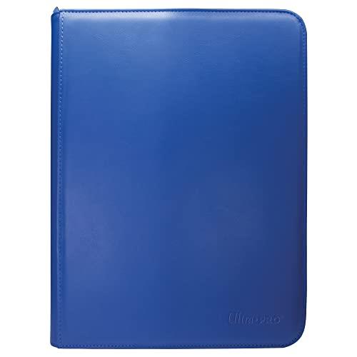 Ultra PRO Vivid 9-Pocket Zippered PRO Binder, Blue