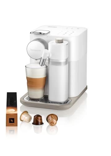 De'Longhi Nespresso Gran Lattissima EN640.W, Single-Serve Capsule Coffee Machine, Automatic Frothed Milk, 19 Bar Pressure, Cappuccino and Latte, 1400W, White