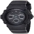 Casio Men's G-Shock Duo Analog Digital Watch, Black Dial, Black Band