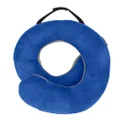Travelon: Travel Comfort Neck Pillows, Cobalt/Gray, One Size, Deluxe Wrap N' Rest Pillow