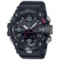 Casio Men's G-Shock Mudmaster Analog-Digital Watch, White Dial, Black Band