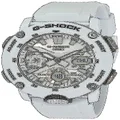 Casio Men's G-Shock Duo Carbon Core Guard Analog-Digital Watch, White/Bezel Face, White Band