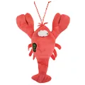 goDog® Action Plush™ Lobster with Chew Guard Technology™ Animated Squeaker Dog Toy