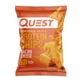 Quest Nutrition Tortilla Style Protein Chips, Nacho Cheese, High Protein, Low Carb, Baked, 32g (Pack of 8)