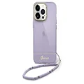 Guess Double Layer Case w/Strap - iPhone 14 6.1" - Purple