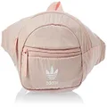 adidas Originals unisex adult National Waist - Travel Bag technical fanny pack, Blush Pink/White, One Size US