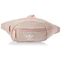 adidas Originals unisex adult National Waist - Travel Bag technical fanny pack, Blush Pink/White, One Size US