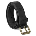 Timberland Women's Casual Leather Belt for Jeans, Black (Criss Cross), Medium (33-39)