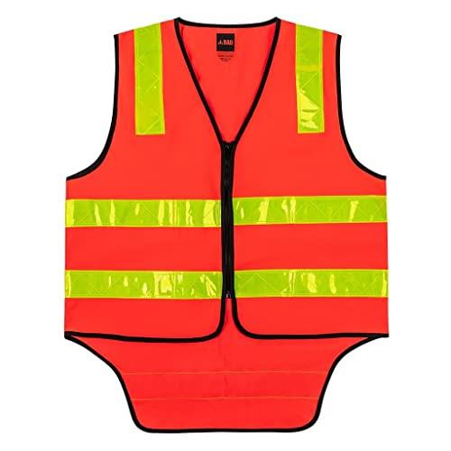 Mens Classic Safety Vest, Orange, X-Small US