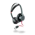 Poly Blackwire 7225 USB-A Stereo Wired Headset, Black