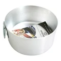 Pentole Agnelli Family Cooking Aluminium Conical Cake Tin, 20 cm Size, Grey