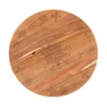 Bread and Butter 18 Inch Wooden Lazy Susan Tray - Wood Snowflake